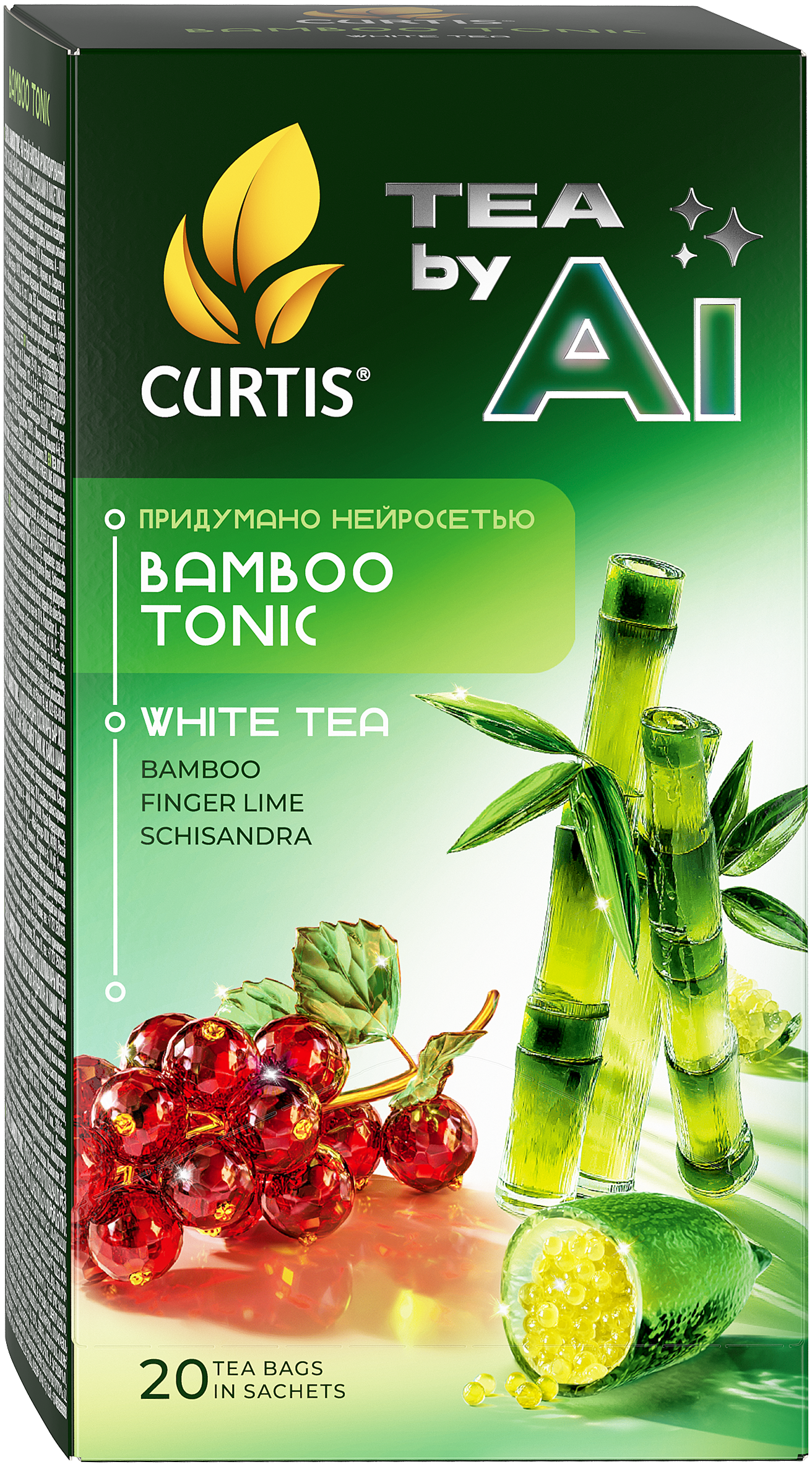 Чай в пакетиках Curtis Tea By Ai. Bamboo Tonic - фото 5