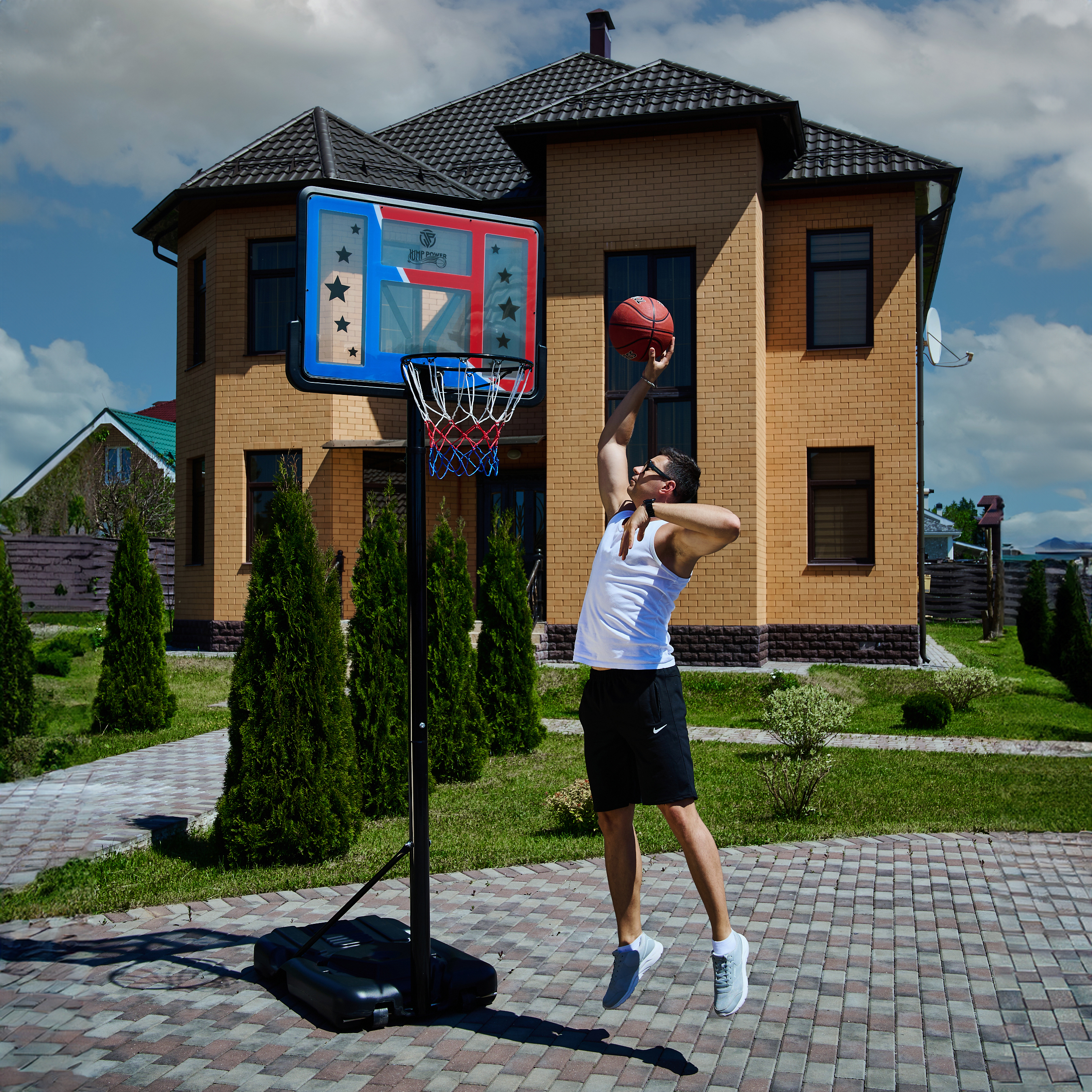 Баскетбольная стойка мобильная Jump Power Hyper Stand-44 - фото 6