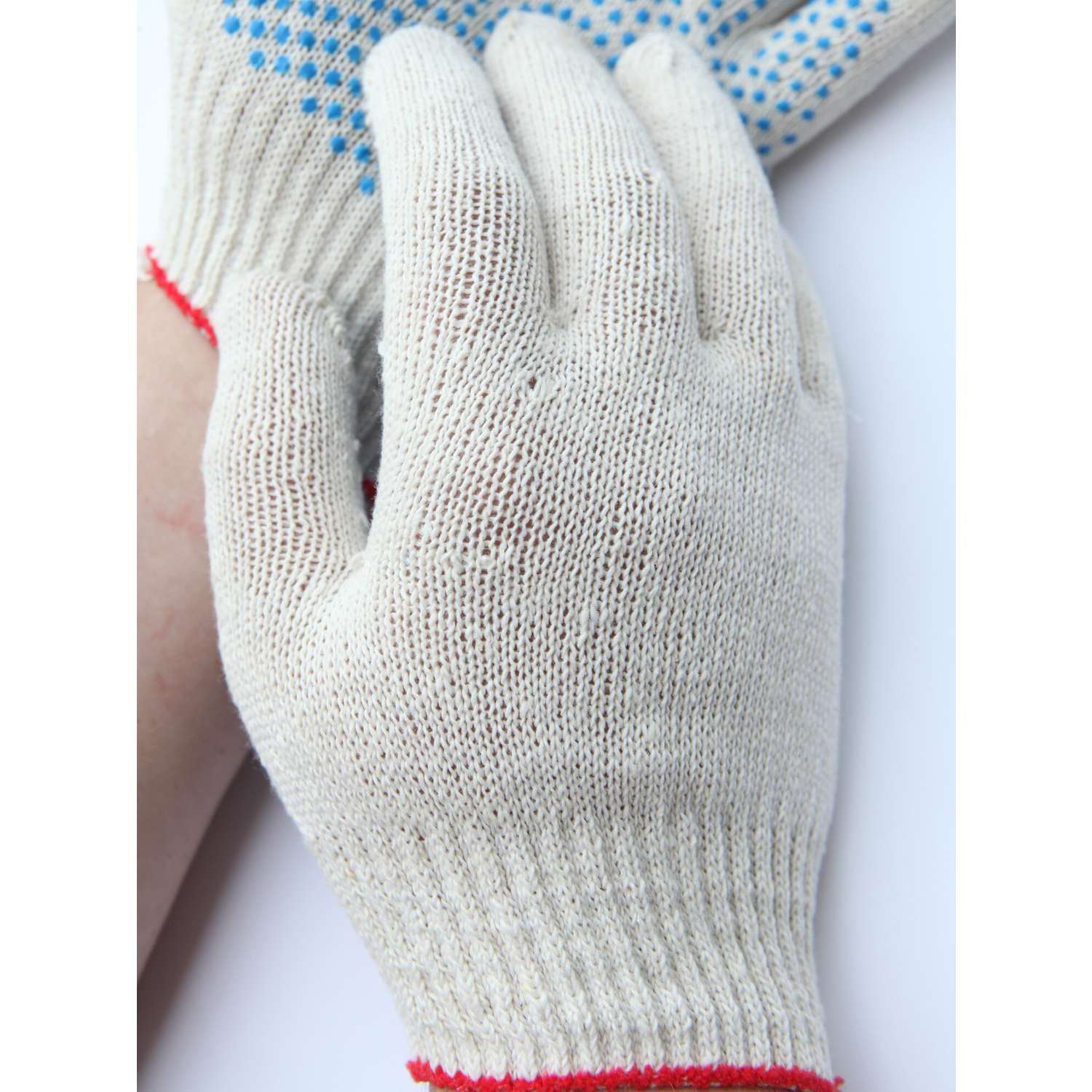 Перчатки ХБ с ПВХ - фото 2