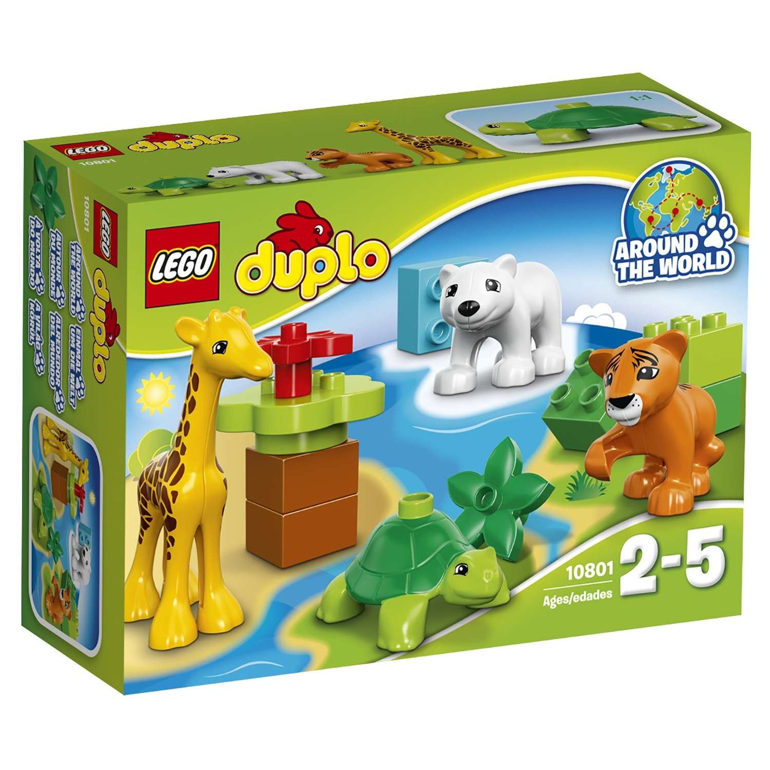 Конструктор LEGO DUPLO Вокруг света: малыши блочный - фото 2