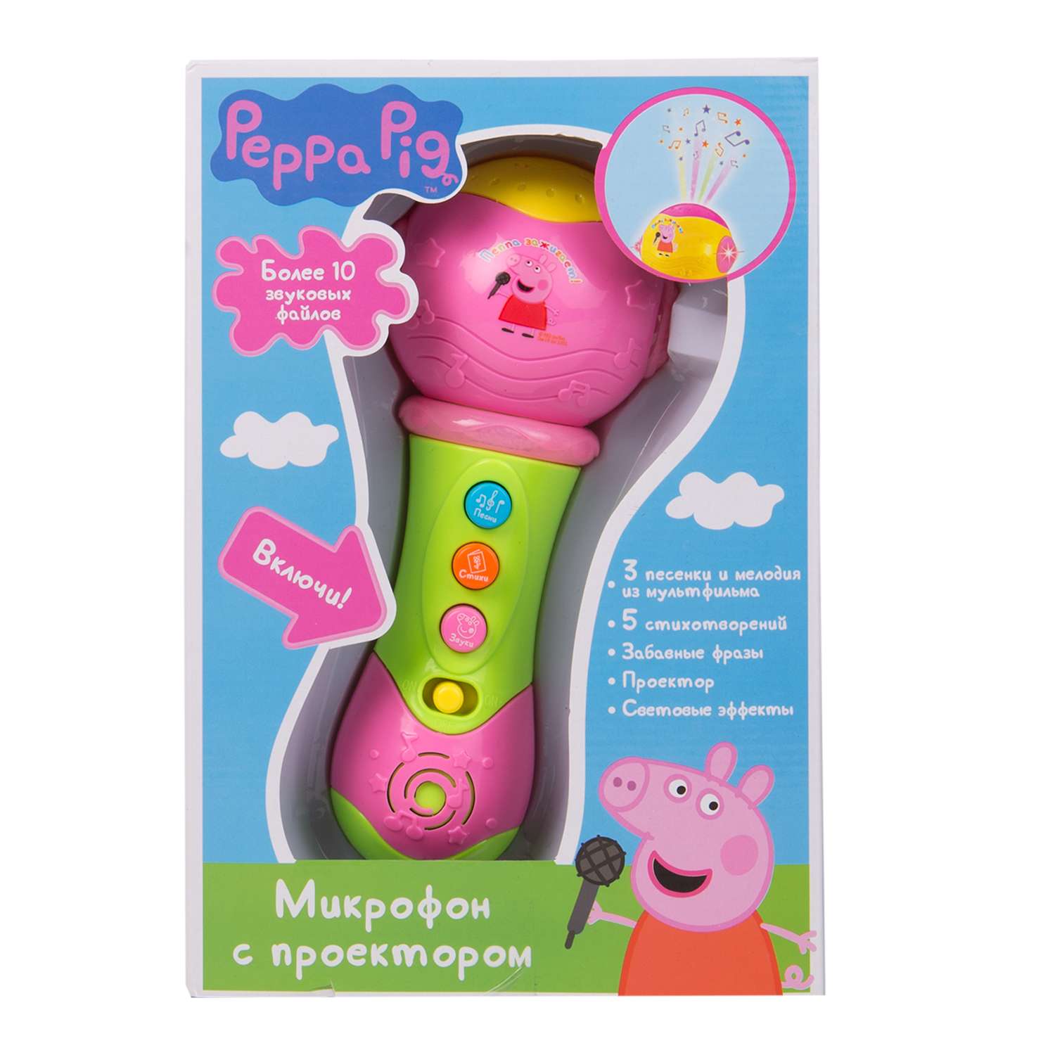 Игрушка музыкальная Свинка Пеппа микрофон - фото 4