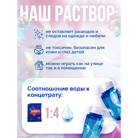 Мыльные пузыри BAZUMI Пистолет на батарейках