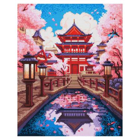 Алмазная мозаика Art on Canvas Японский храм в ассортименте