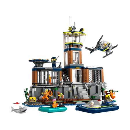 Конструктор LEGO City Police Prison Island блочный