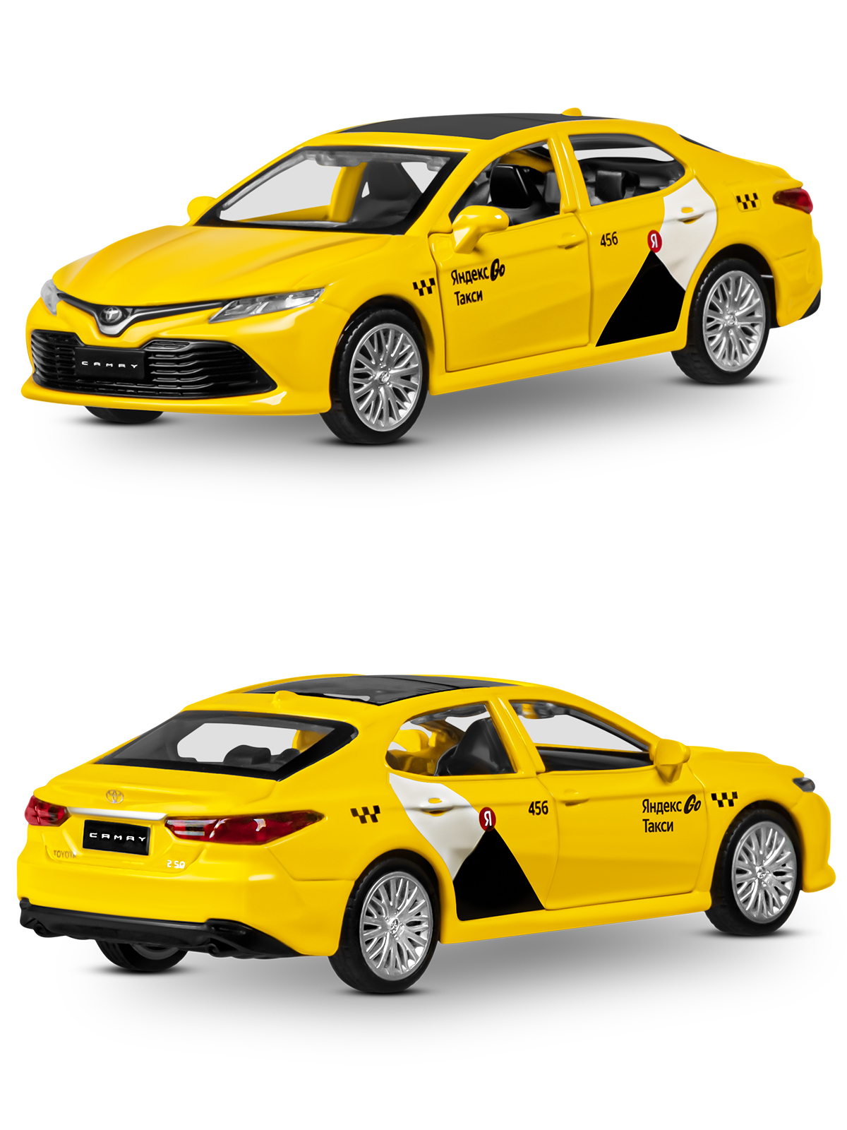 Автомобиль Яндекс GO Toyota Camry Такси 1:43 JB1251485 - фото 18