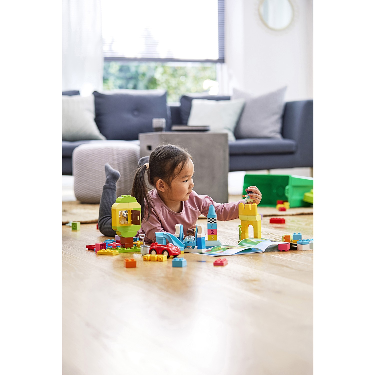 Конструктор LEGO DUPLO Коробка с кубиками 85 дет. - фото 13