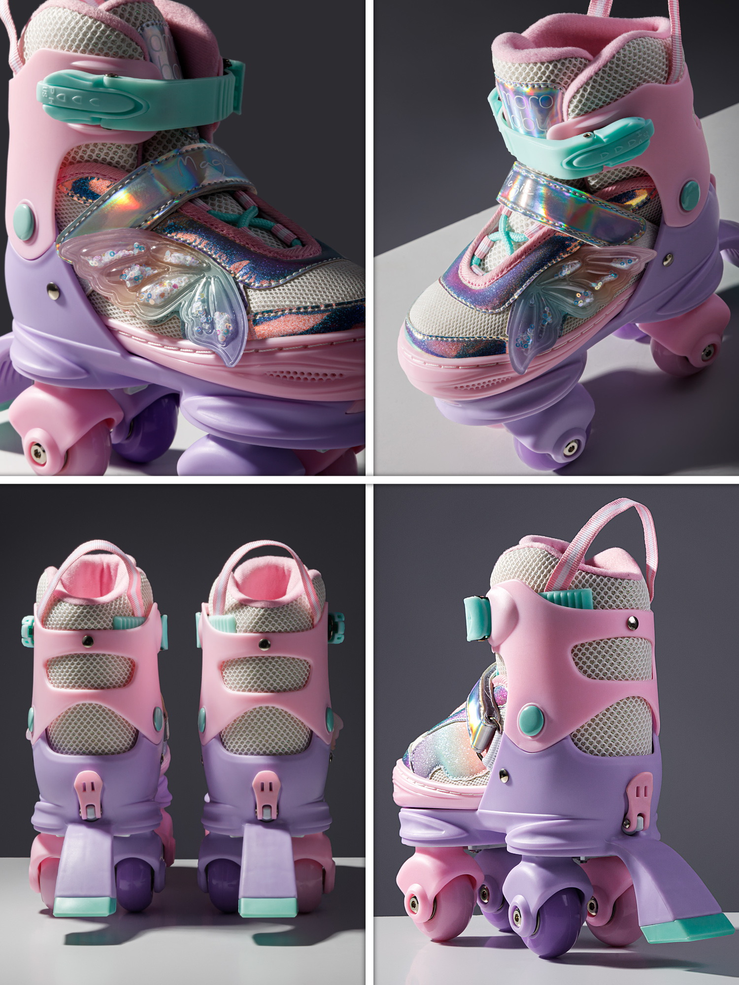 Роликовые коньки Amarobaby L 31-34 - фото 13