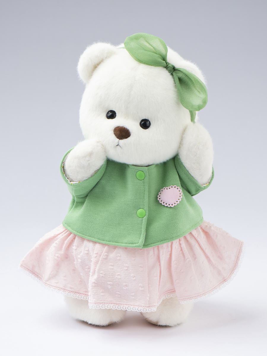 Мягкая игрушка TeddyTales Медведь Счастье белый - фото 2