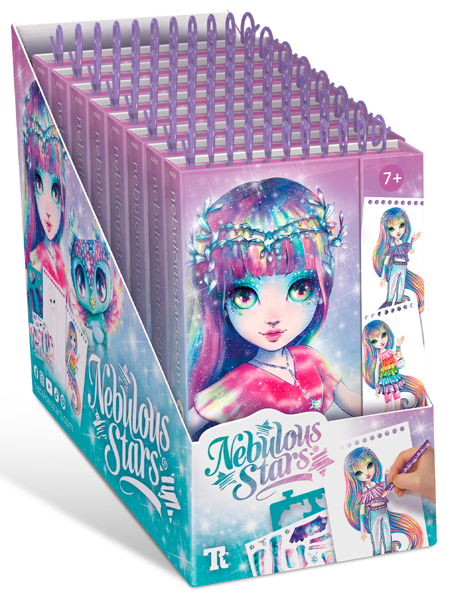 Набор для творчества Nebulous Stars дизайнерский скетчбук, серия Isadora, 11450_NSDA - фото 9