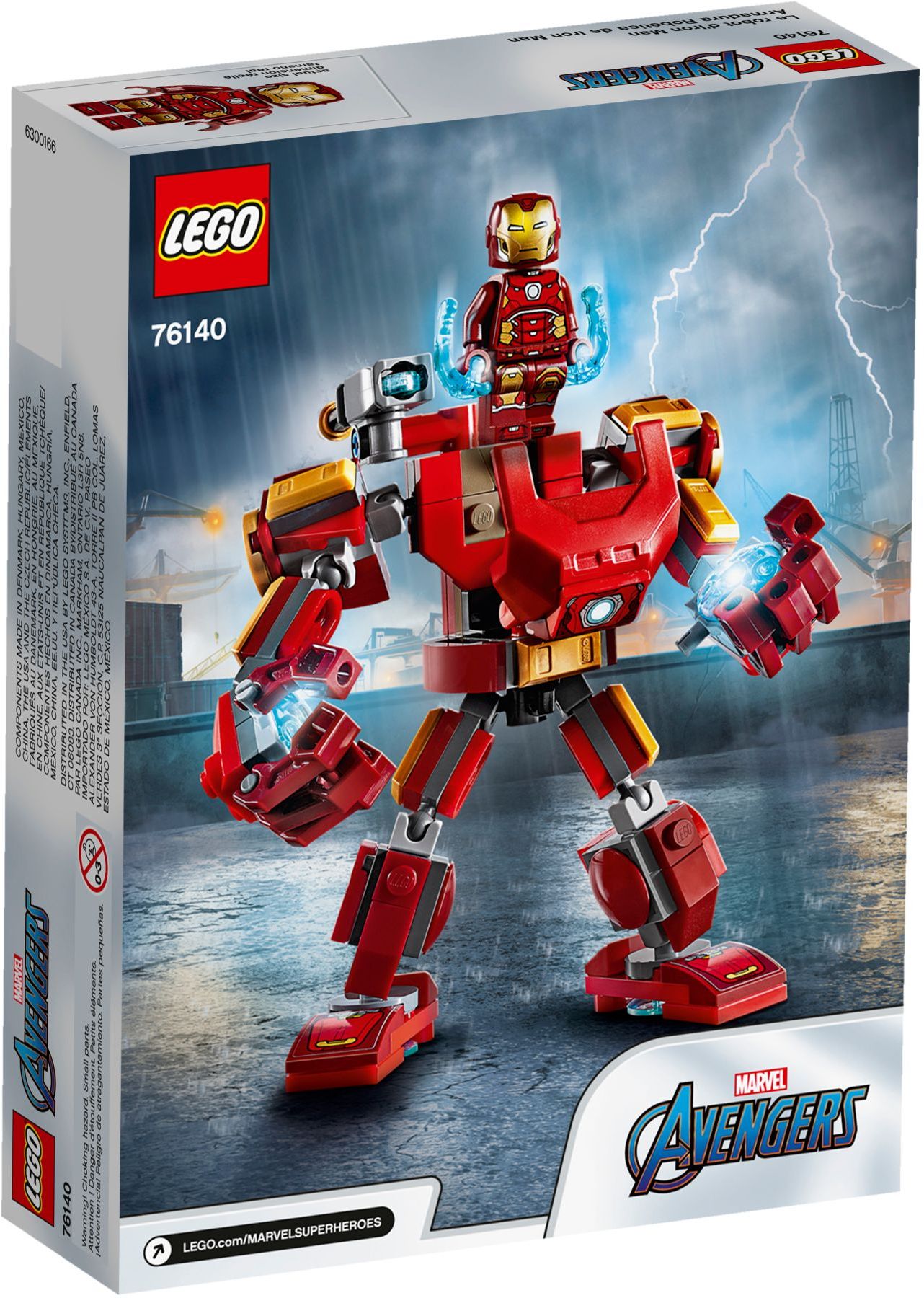 Конструктор LEGO Marvel Super Heroes Железный Человек: трасформер 148 дет. - фото 4