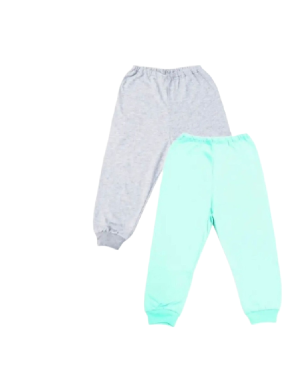 Брюки 2 шт Рекантино 2п123-10 Мятный Серый-меланж - фото 1