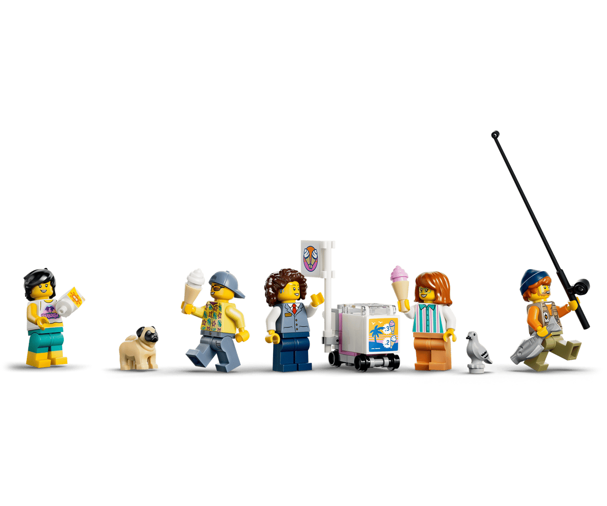 Конструктор LEGO City Классический пляжный трамвай 693 дет. - фото 4