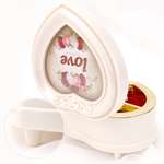 Детская Шкатулка музыкальная TIPTOPOLIS Сердце белое