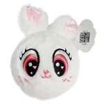 Мягкая игрушка 1TOY попрыгунчик белый зайчик 8 см