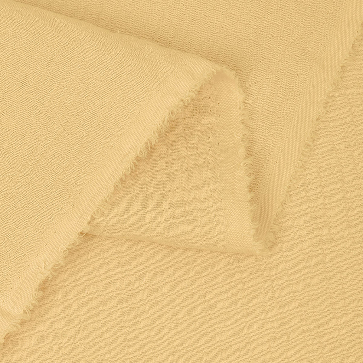 Ткань муслин TBY двухслойный жатый 1.3м х 2м – желтый - фото 5