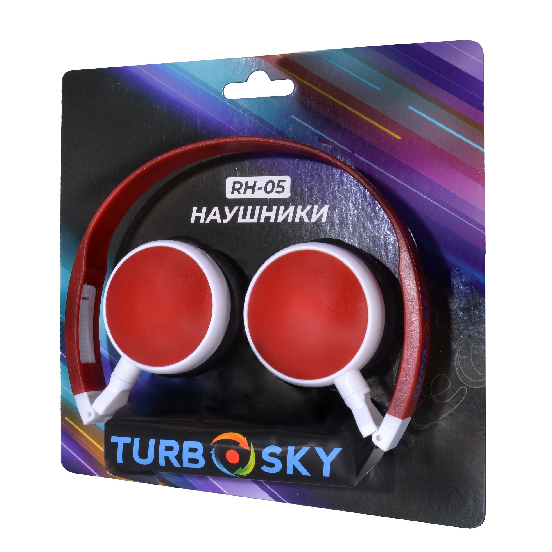 Наушники проводные Turbosky RH-05 красный - фото 2