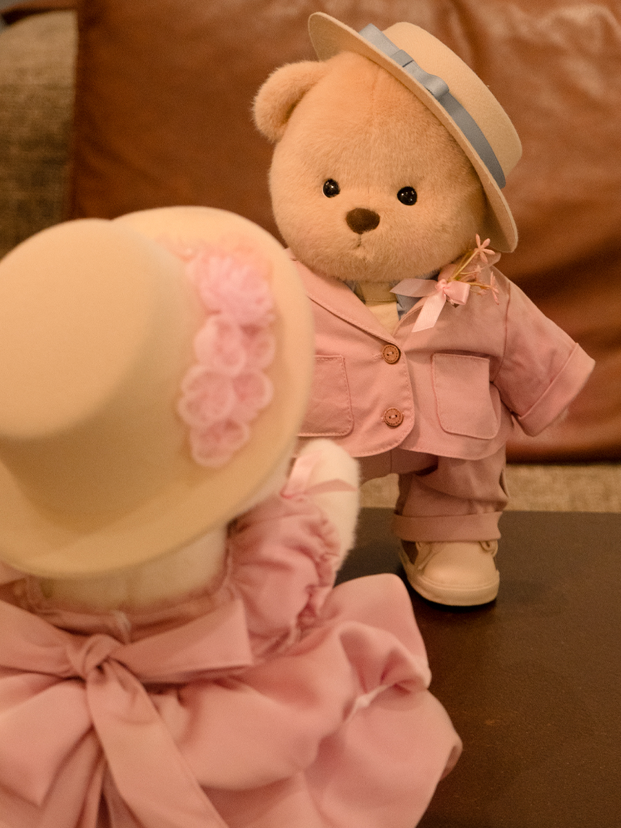 Мягкая игрушка TeddyTales Медведь Сладкая парочка M - фото 15
