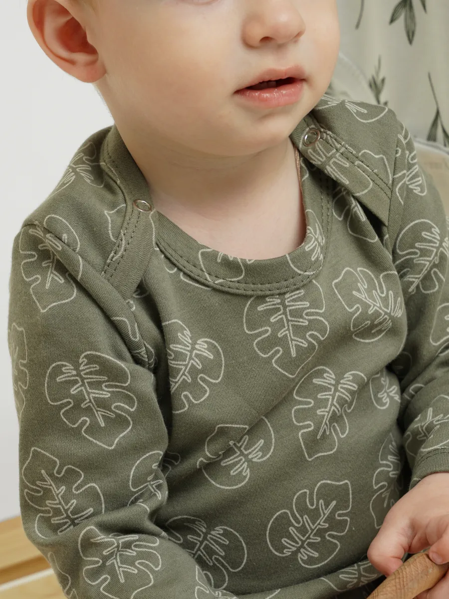 Боди 3 шт Супер Пупс нбр/3пр/боди/SK20хакилисточкиветочки - фото 18