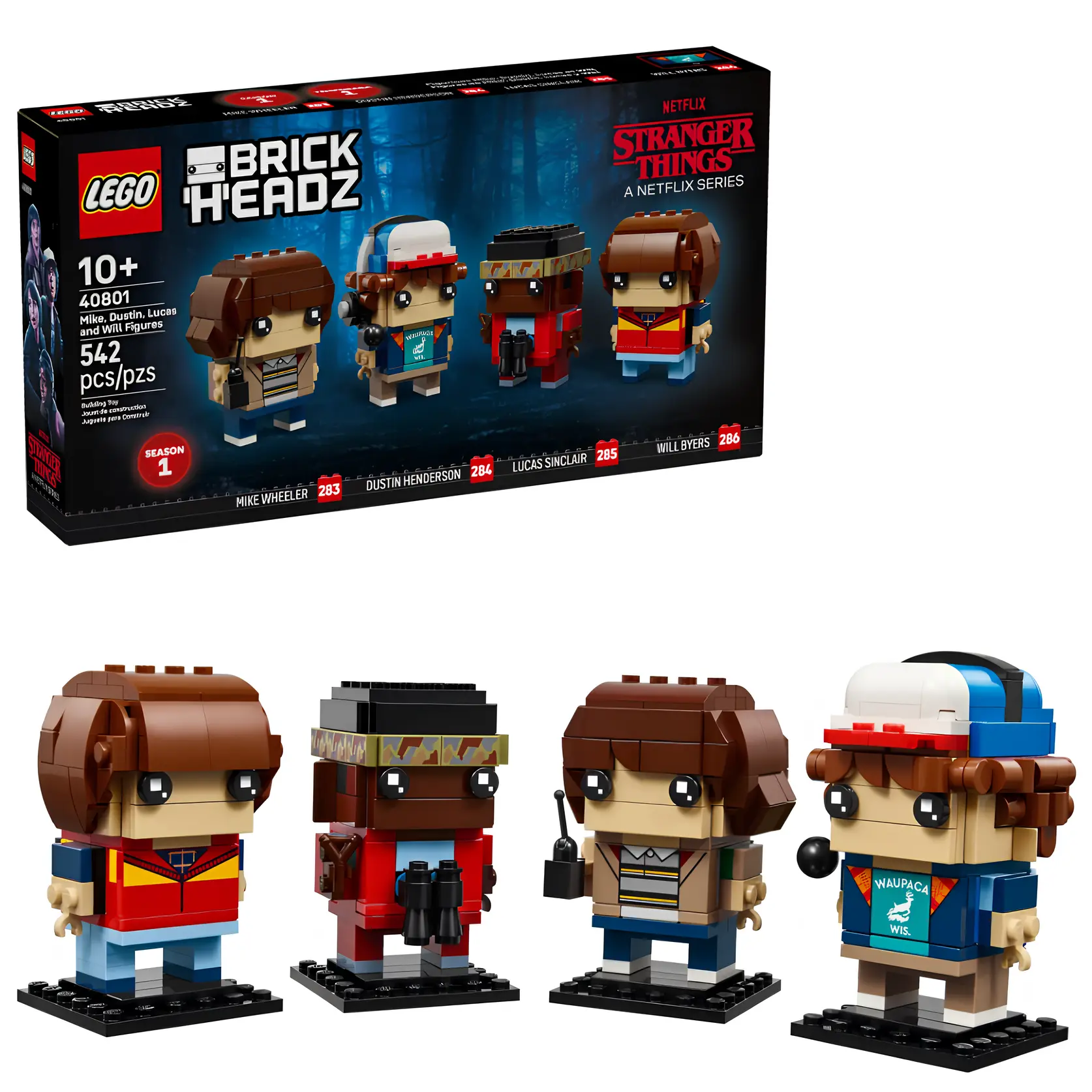 Конструктор LEGO BrickHeadz 40801 542 дет. - фото 3
