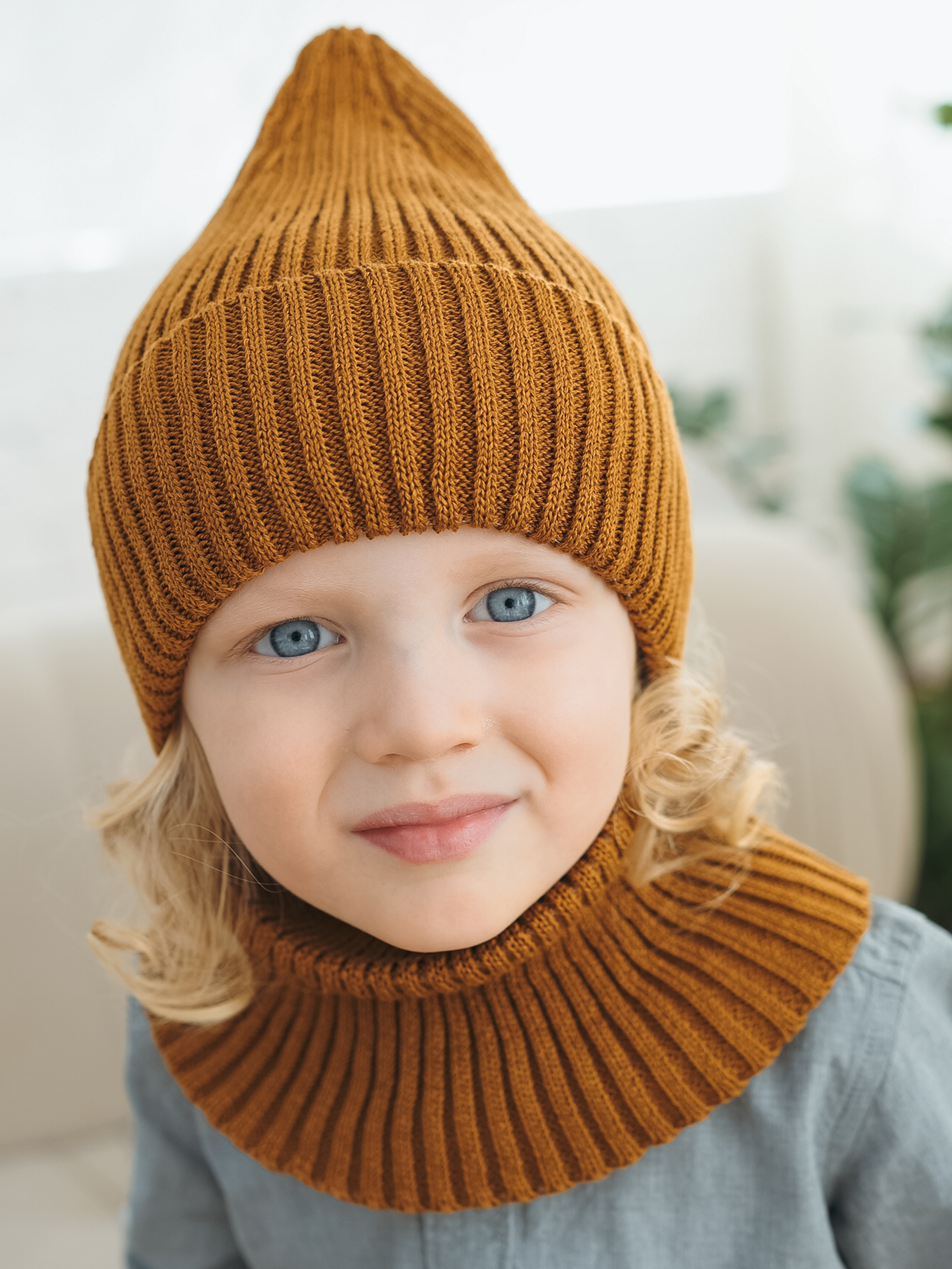 Шапка-бини Starkoff Kids Д300618 - фото 4