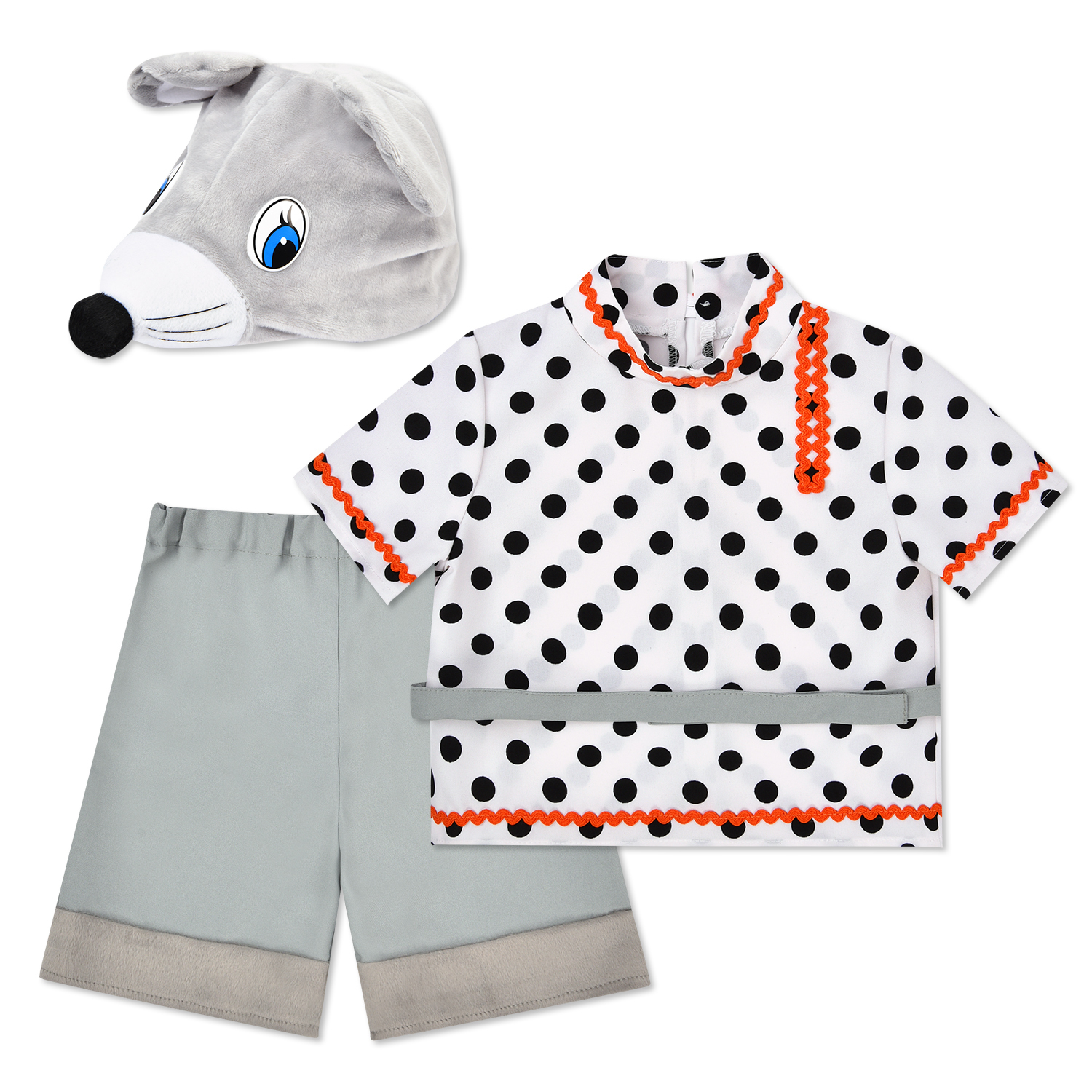 Костюм FRESH-TREND Мышонок-Шуршонок 110 см DM0023 - фото 3