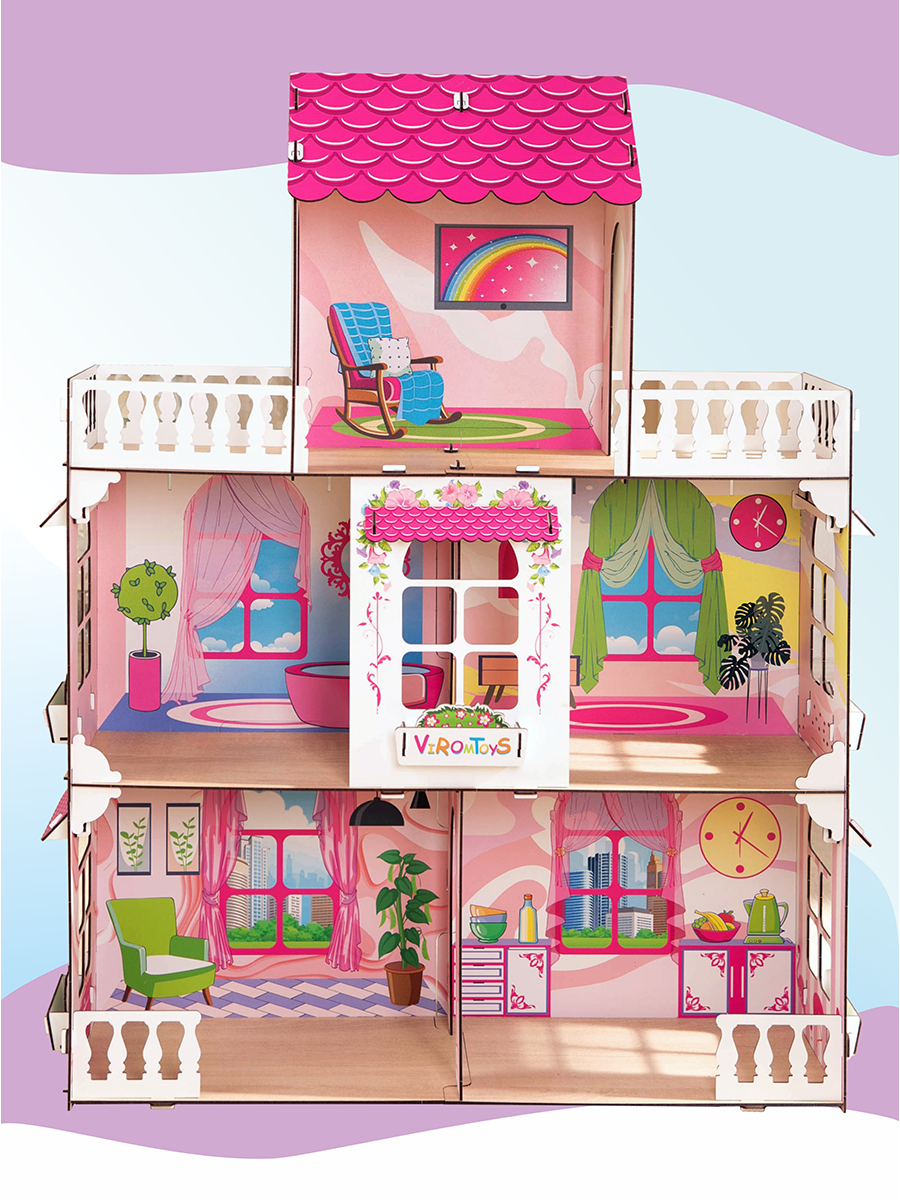 Домик для кукол ViromToys Дх0001 - фото 2