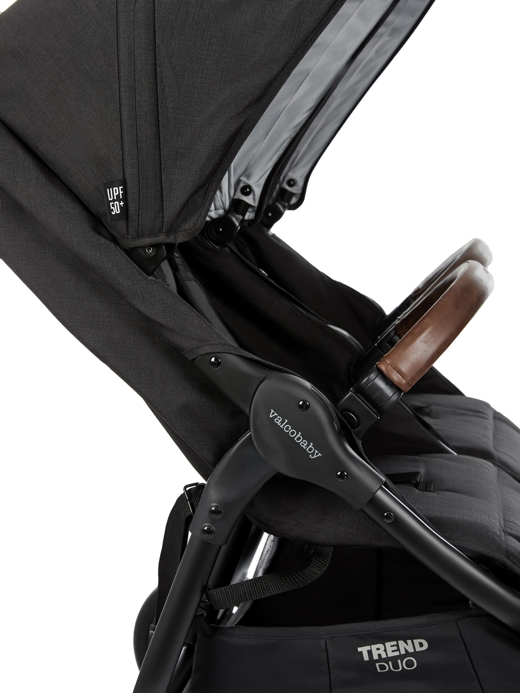 Коляска прогулочная для двойни Valco baby Snap Duo Trend / Night черный - фото 18