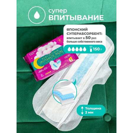 Прокладки гигиенические женские Mi-Ri-Ne Быстро впитывающие прокладки