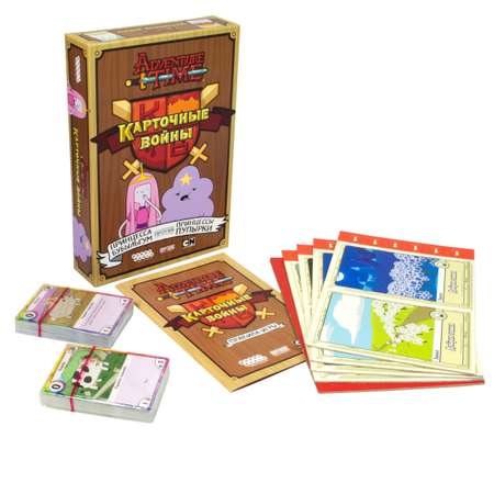 Игра настольная Hobby World Время приключений Карточные войны Принцесса Бубыльгум против Принцессы Пупырки 1709