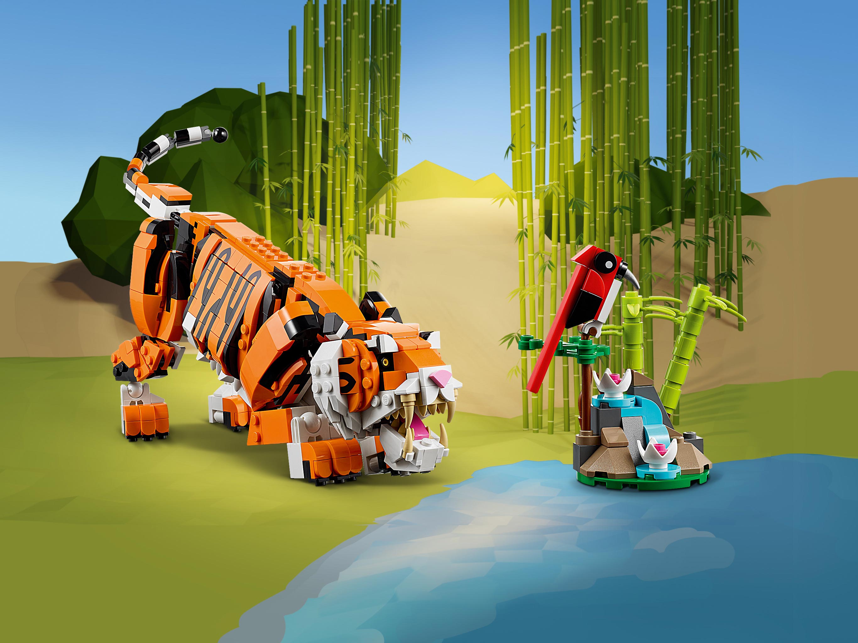 Конструктор LEGO Creator Величественный тигр 755 дет. - фото 9