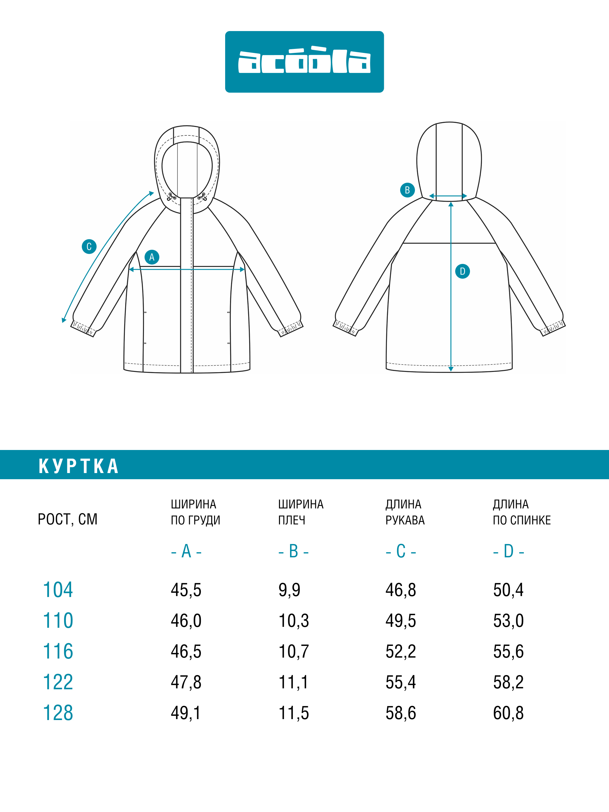 Куртка Acoola 20120130294_0094504 - фото 10