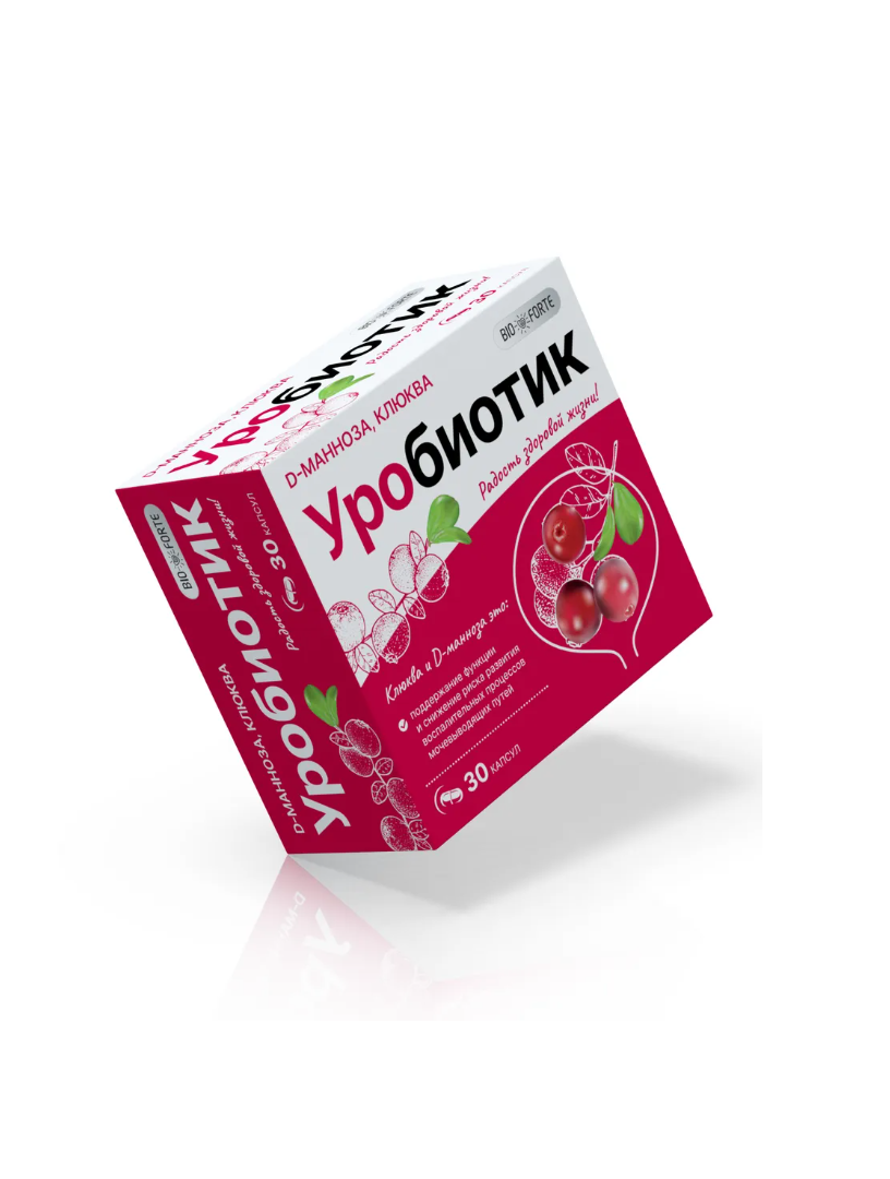 Витамины BioForte Уробиотик D-манноза - фото 3
