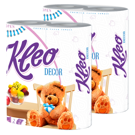 Бумажные полотенца KLEO 2 упак.