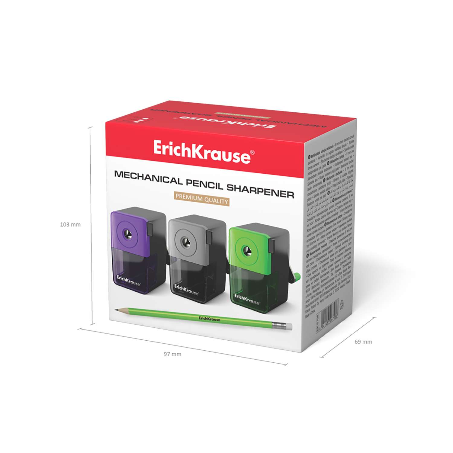 Точилка ErichKrause в ассортименте - фото 6