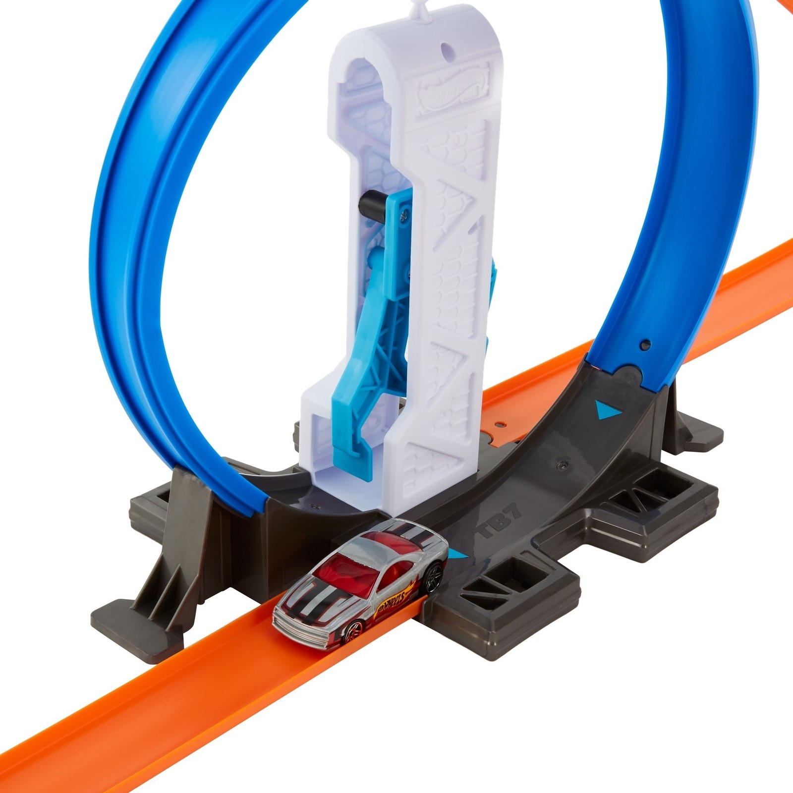 Базовый набор Hot Wheels аксессуаров для трека с машинкой в ассортименте DNH84 - фото 53