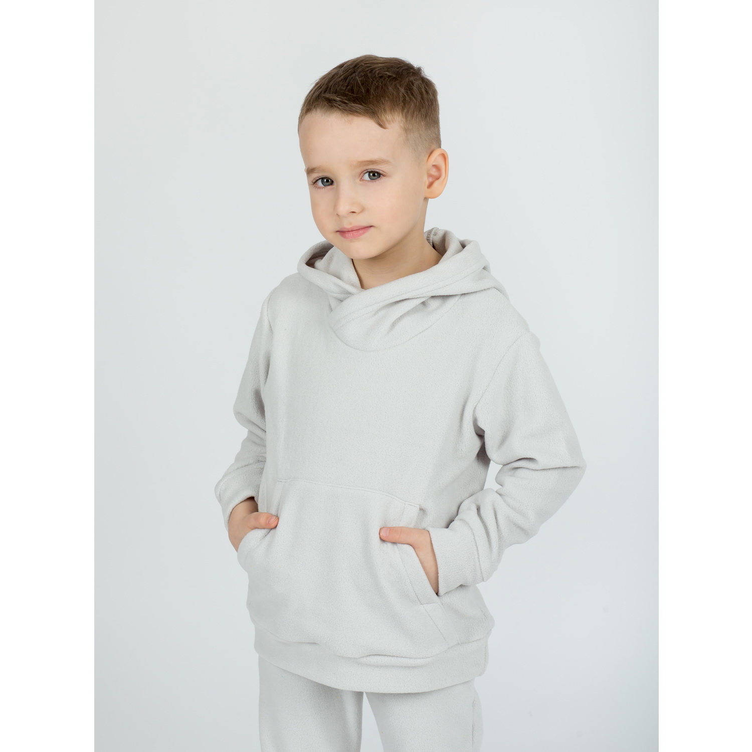 Спортивный костюм KiMMi co К-14087043г(ш) св.серый - фото 12