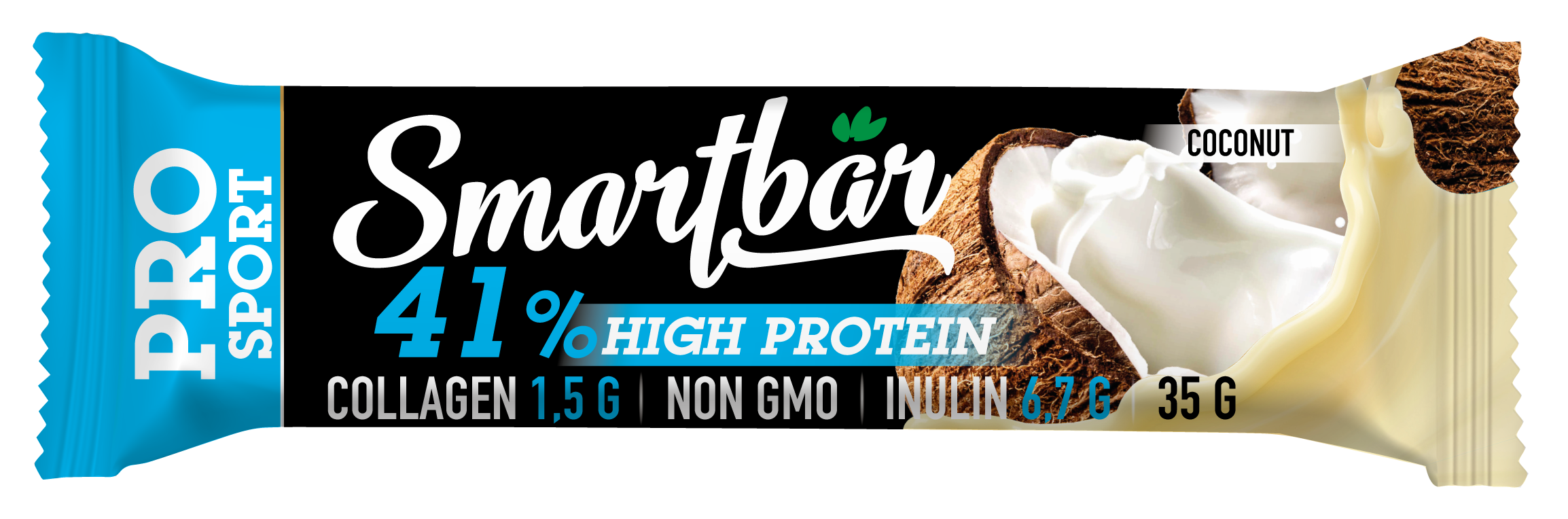 Протеиновые батончики Smartbar Кокосовые Protein Pro 25 шт х 35гр - фото 4