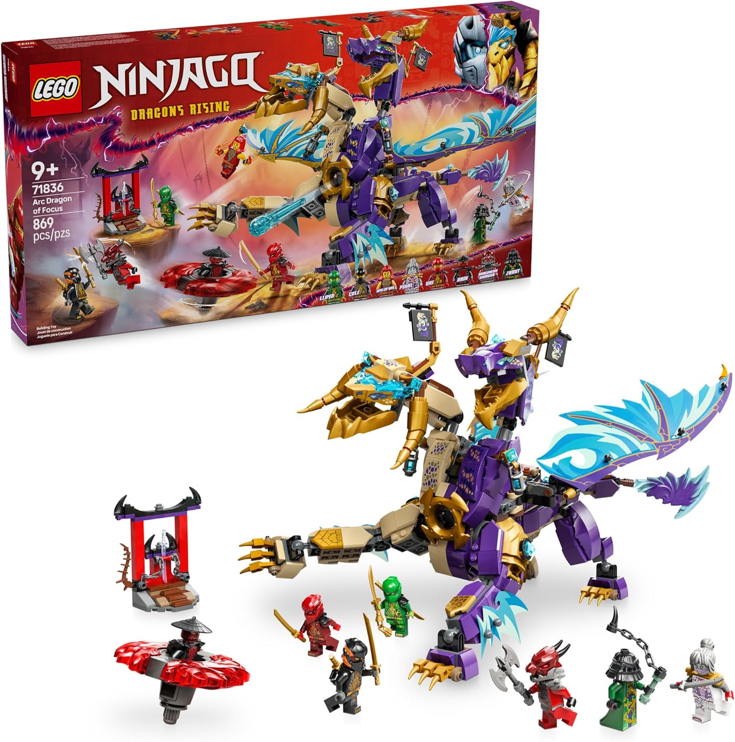Конструктор LEGO NINJAGO Arc Dragon of Focus - фото 1