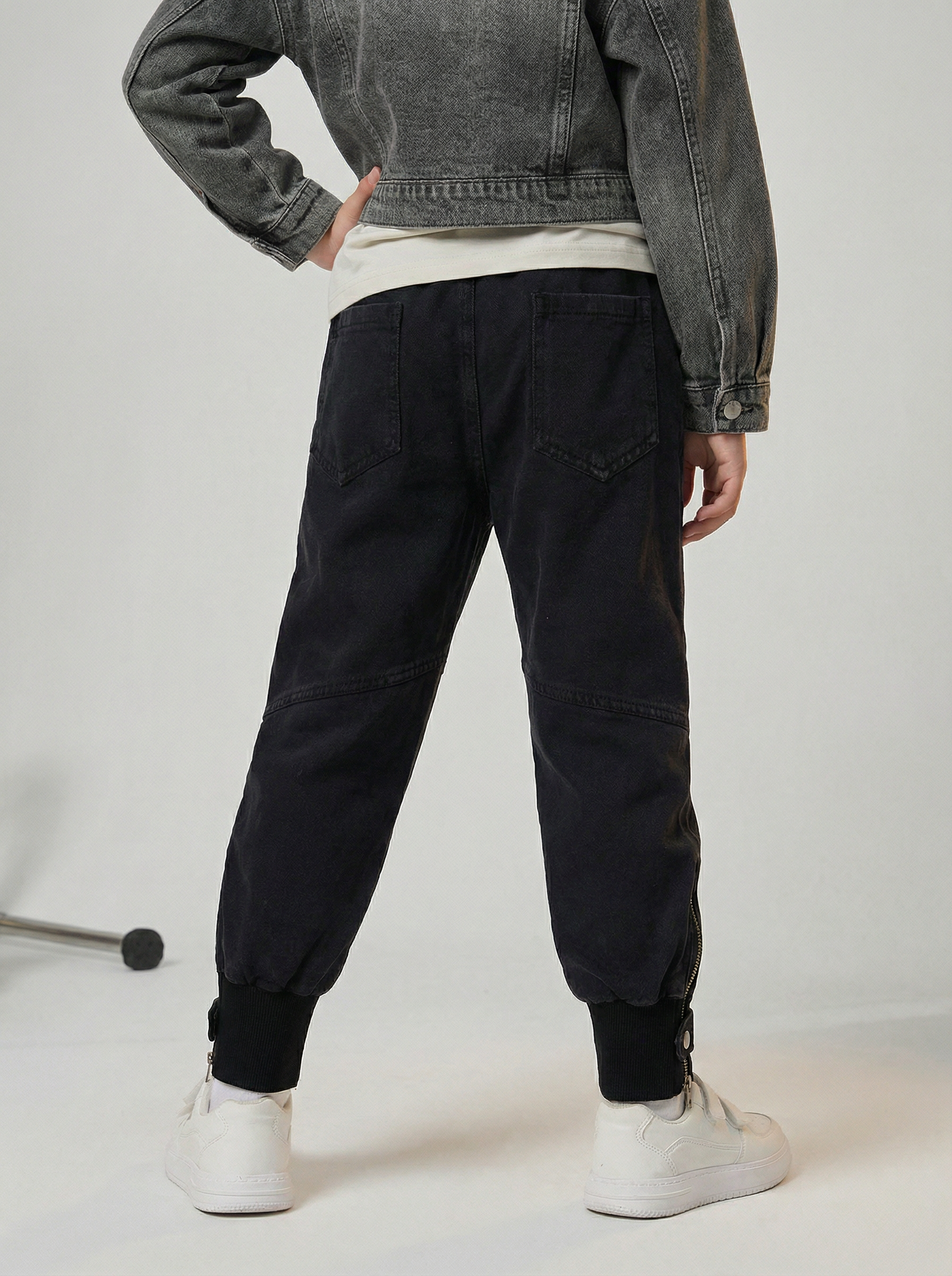 Джоггеры Artcher kids Jeans0014Джоггеры_черные - фото 9