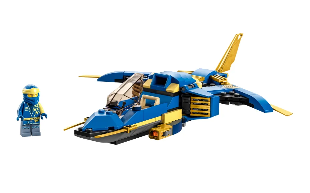 Изображение товара Конструктор LEGO NINJAGO 71784 Jay’s Lightning Jet EVO — яркий реактивный самолет для детей