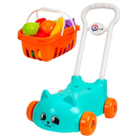 Игровой набор Технок продукты, тележки и корзинки
