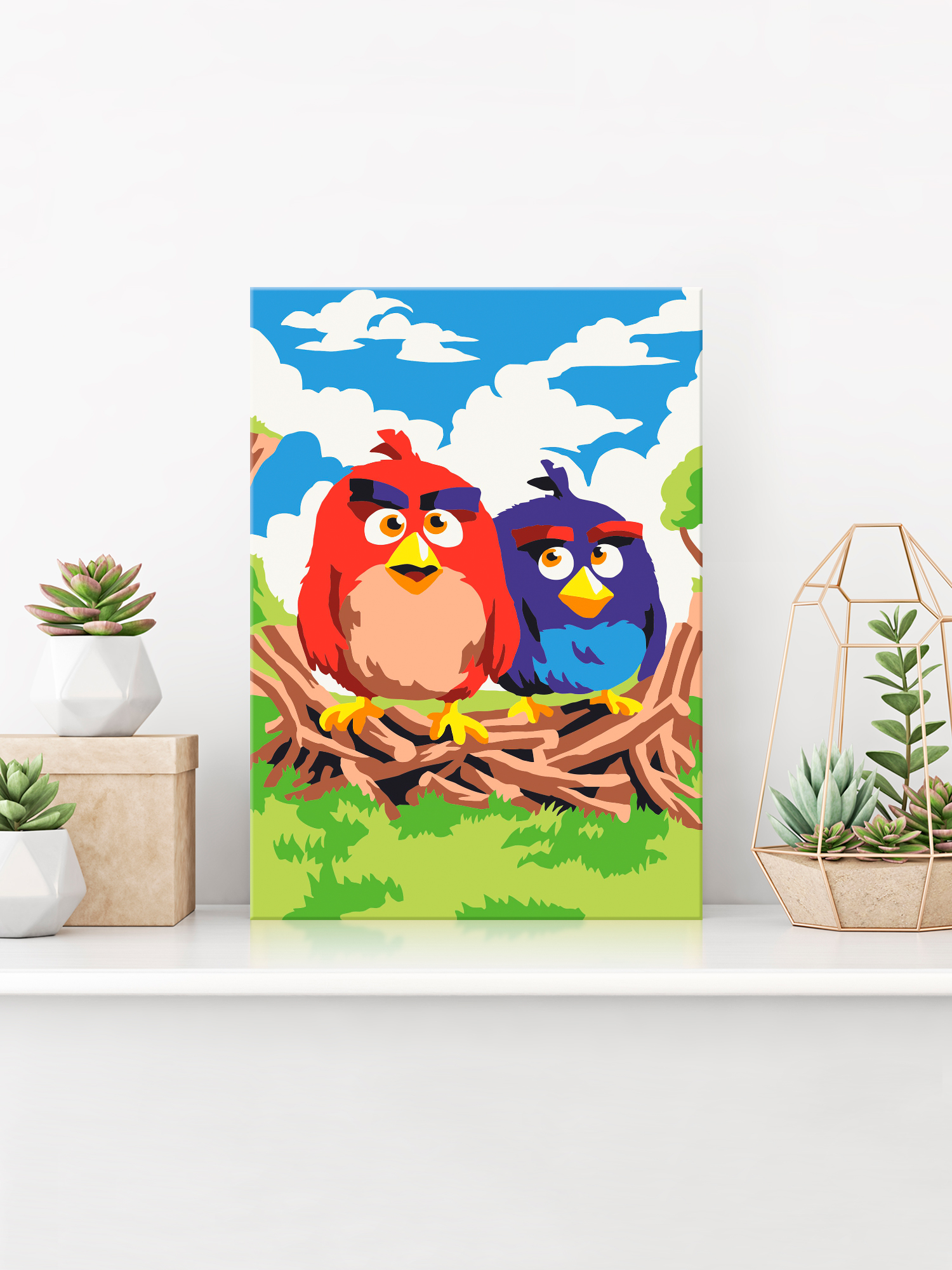 Картина по номерам Hobby Paint Злые птички в ассортименте - фото 3