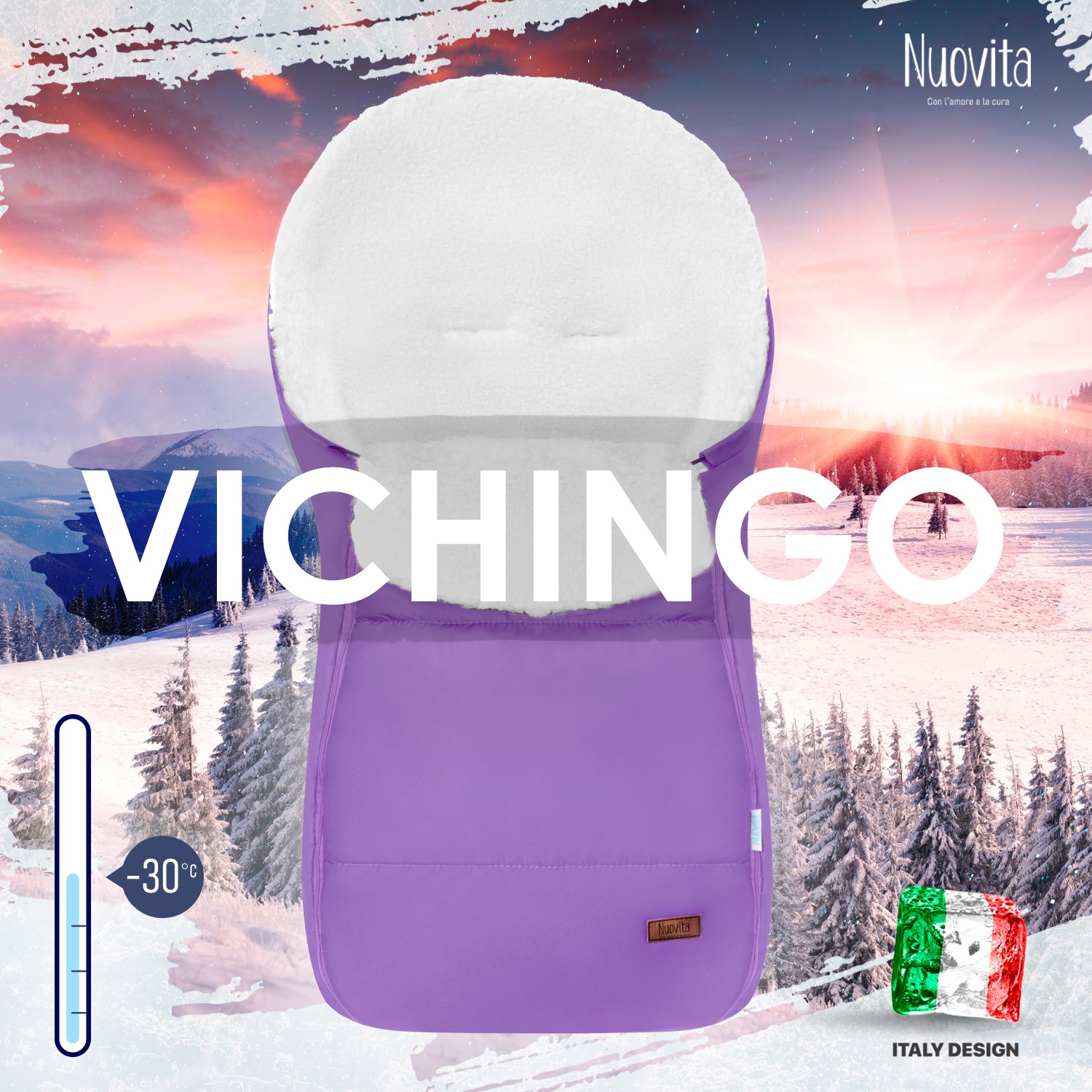 Конверт в коляску Nuovita Vichingo Bianco - фото 6
