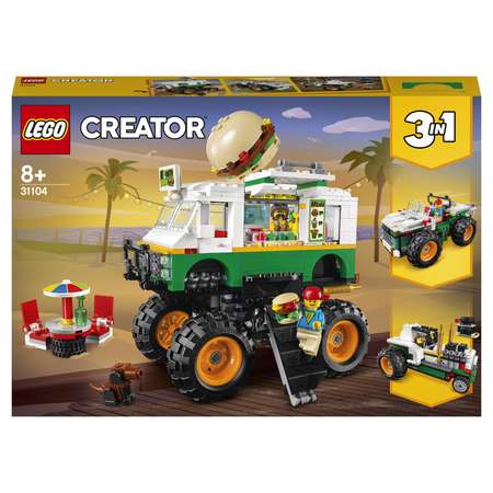 Конструктор LEGO Creator Грузовик Монстрбургер блочный