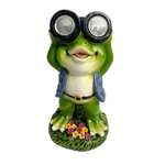 Светильник ё Садовая лягушка на солнечной батарее