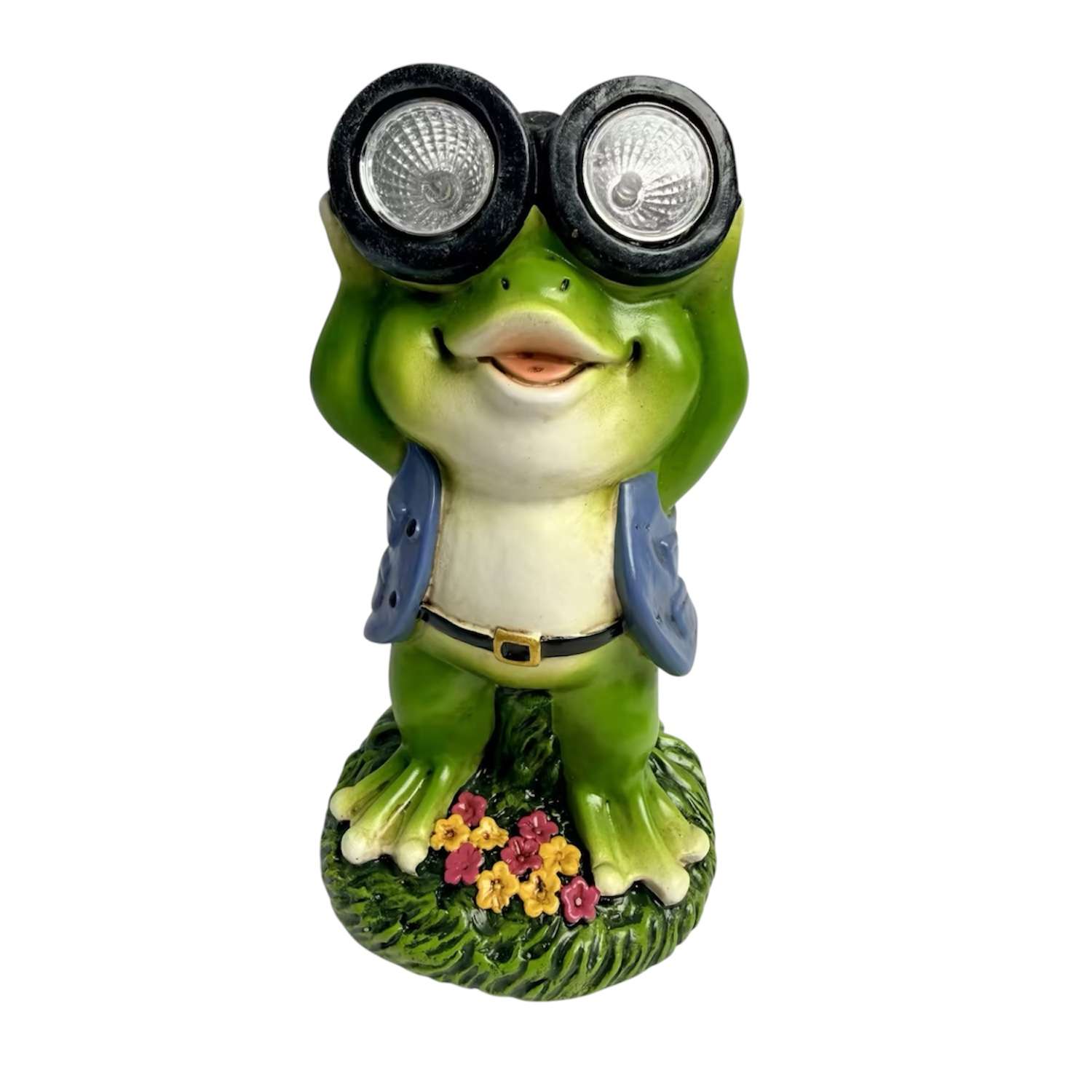 Светильник ё Садовая лягушка на солнечной батарее - фото 1