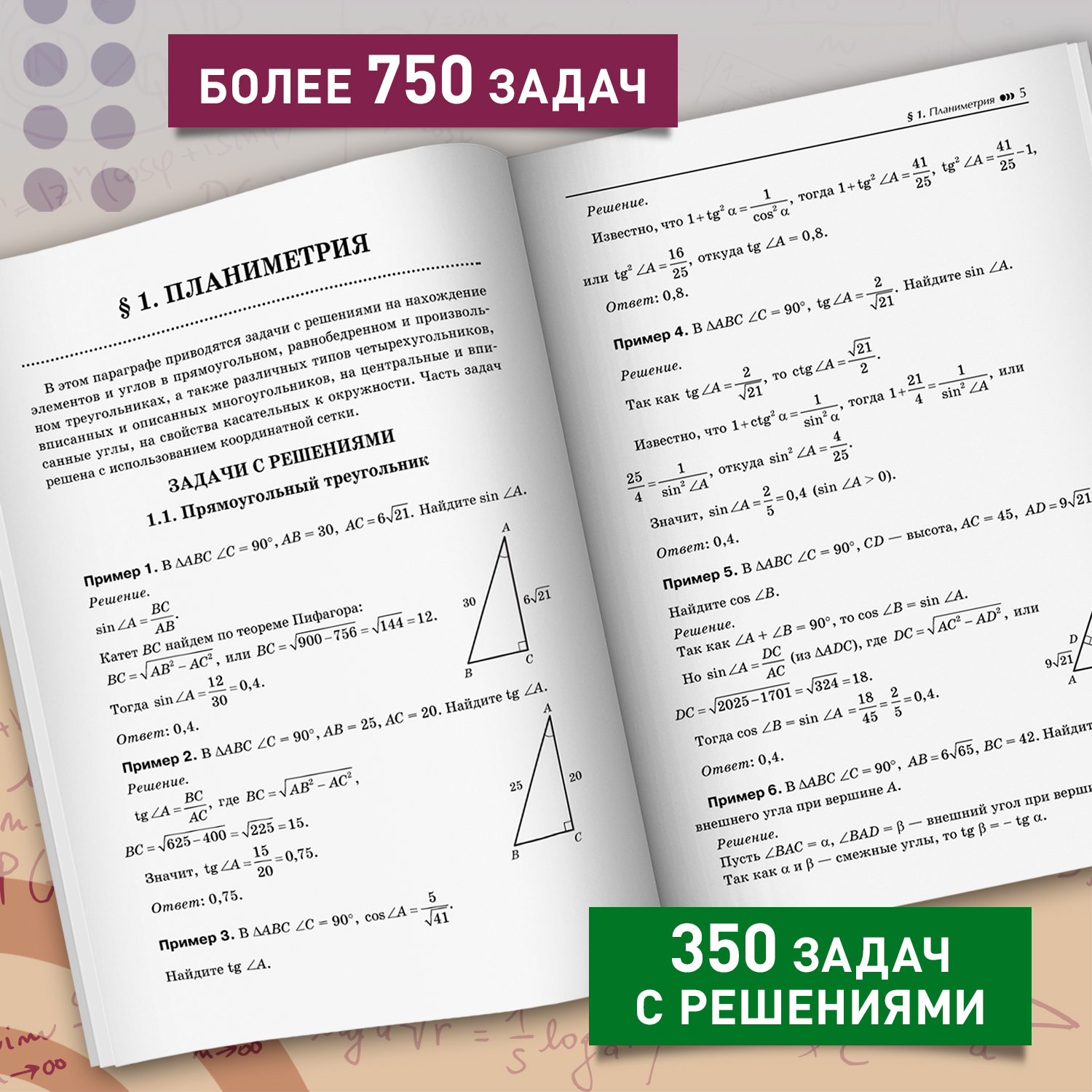 Математика ЕГЭ Векторы Стереометрия Феникс Книга - фото 5