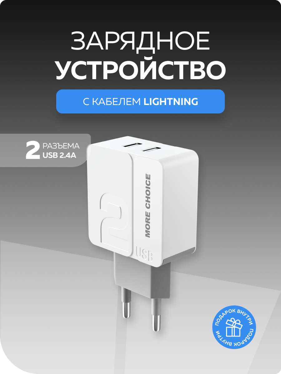 Сетевое зарядное устройство More Choice NC46i - фото 2