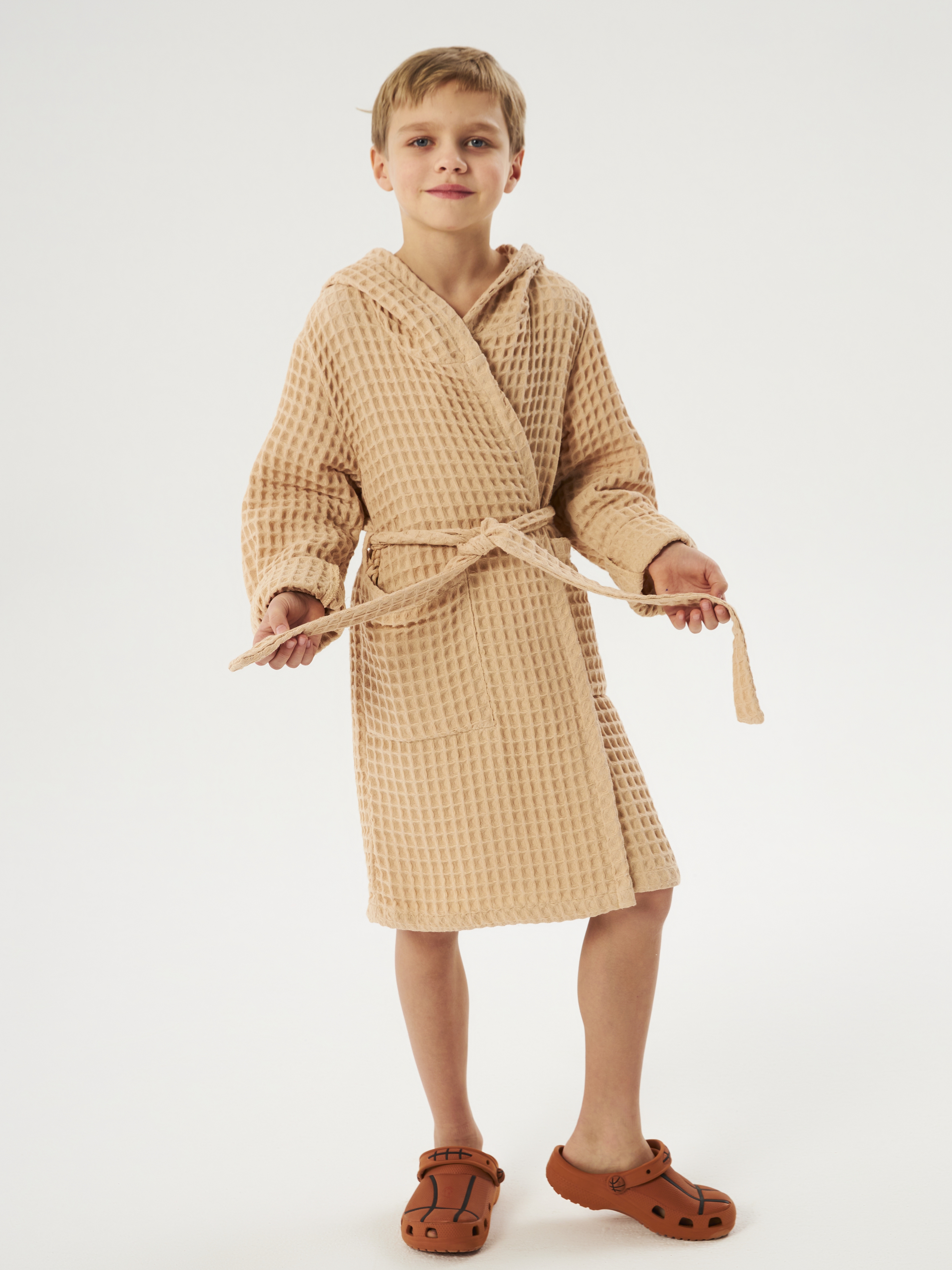 Халат Осьминожка 826-11/бежевый - фото 12