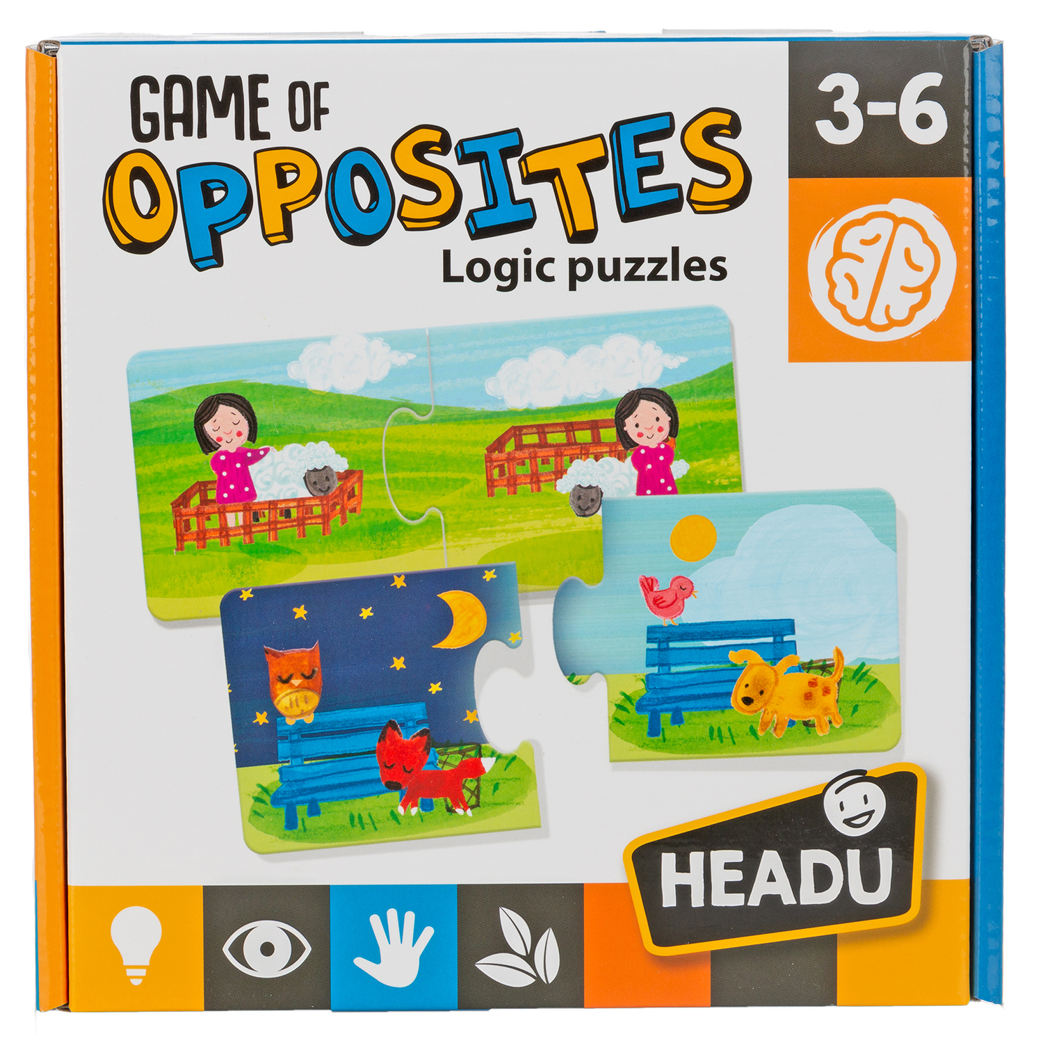 Настольная игра HEADU Противоположности для детей - фото 6
